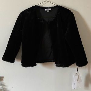 BNWT Calvin Klein Faux Fur Blazer